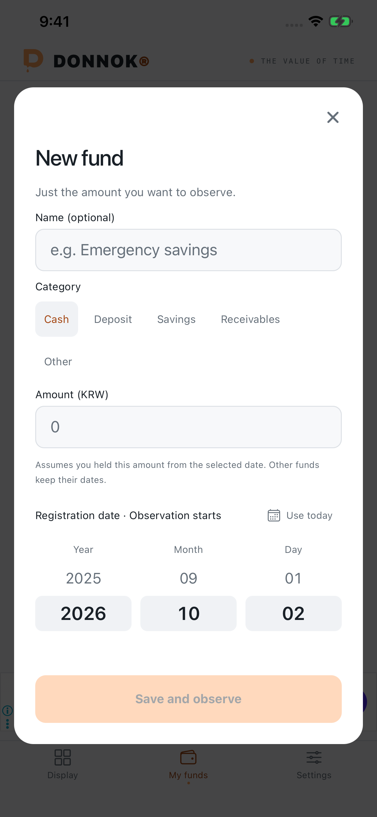 Add a fund